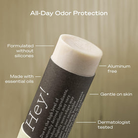 HEY HUMANS Lavender Vanilla Deodorant texture close-up