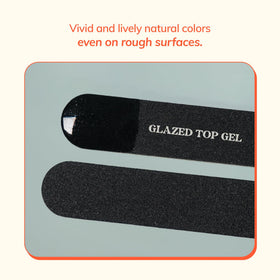 heyhae Glazed Top Gel brush close-up