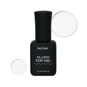 heyhae Glazed Top Gel front view, 0.23 fl. oz.