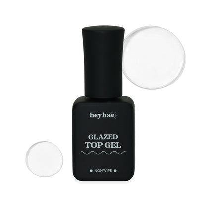 heyhae Glazed Top Gel front view, 0.23 fl. oz.