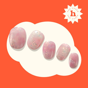 heyhae nail strips with sunlight curing demonstration