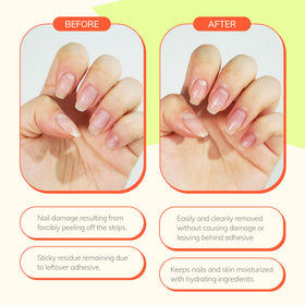 heyhae Semi Gel Nail Strip Remover packaging