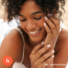 heyhae Semi Gel Nail Strips application process with tools