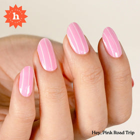heyhae Semi Gel Nail Strips packaging with included accessories