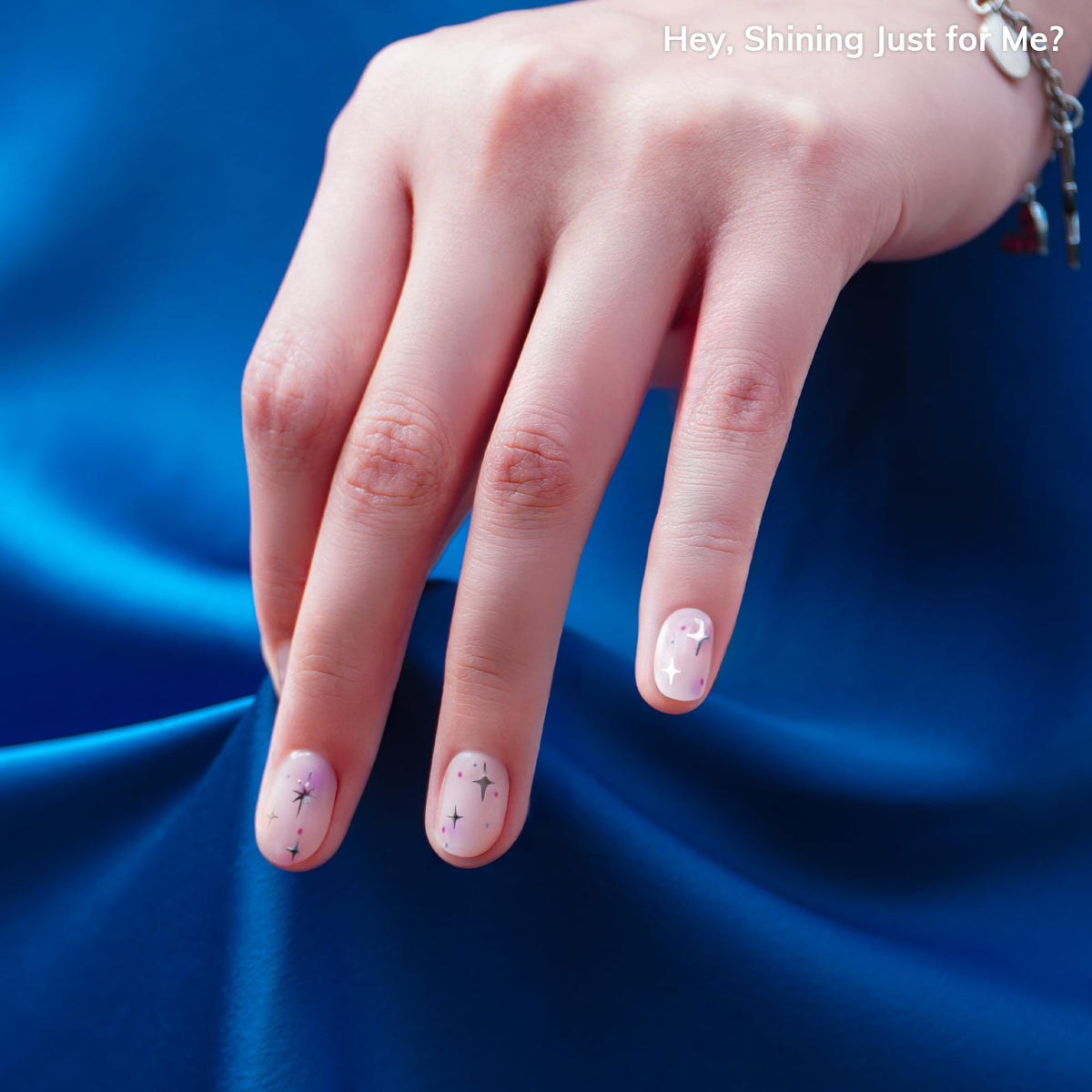 heyhae Semi Gel Nail Strips with nail file and prep pads