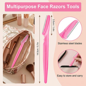 HFATMOS Eyebrow Razor in use for eyebrow grooming