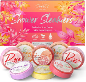 HFHO Shower Steamers 8 Pack with various fragrances