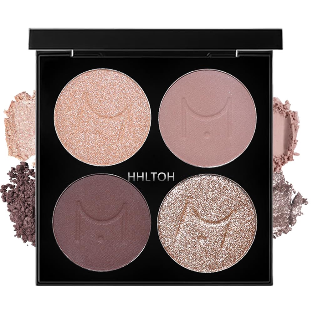 HHLTOH 4-Colour Eyeshadow Palette front view showing shades