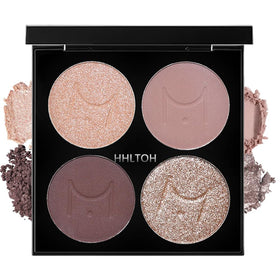 HHLTOH 4-Colour Eyeshadow Palette front view showing shades
