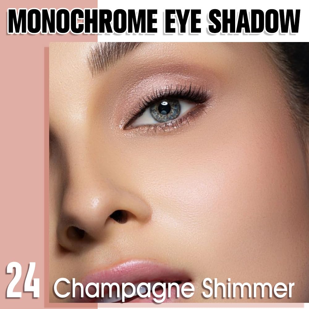 HHLTOH Champagne Shimmer Cream Eyeshadow light gold shade swatch