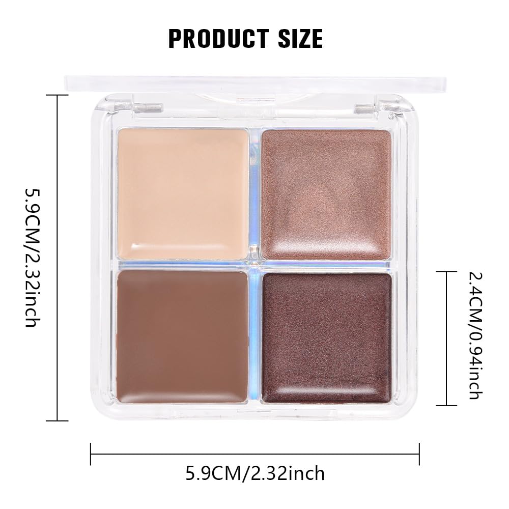 HHLTOH Cream Eyeshadow Quad packaging with product details