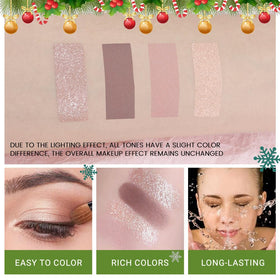 HHLTOH eyeshadow palette in a handbag for travel