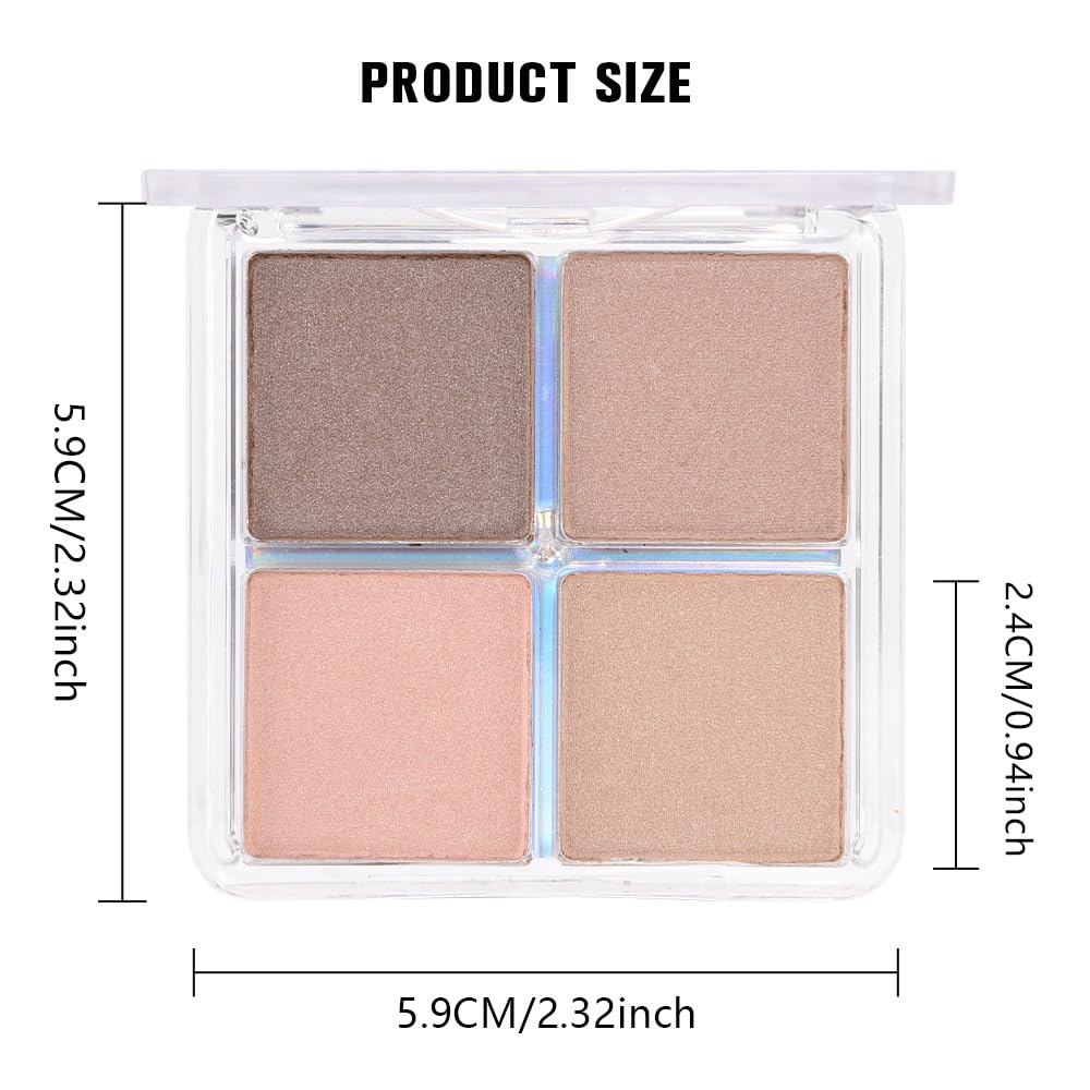 HHLTOH Eyeshadow Palette packaging displayed on a vanity
