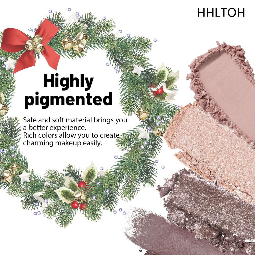 HHLTOH eyeshadow palette swatches on skin