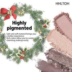 HHLTOH eyeshadow palette swatches on skin