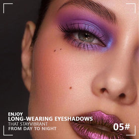 HHLTOH eyeshadow palette with dark purple, light purple, light pink, and medium orchid shades