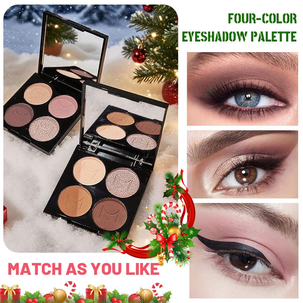 HHLTOH eyeshadow palette with Plum Brown and Champagne Gold shades