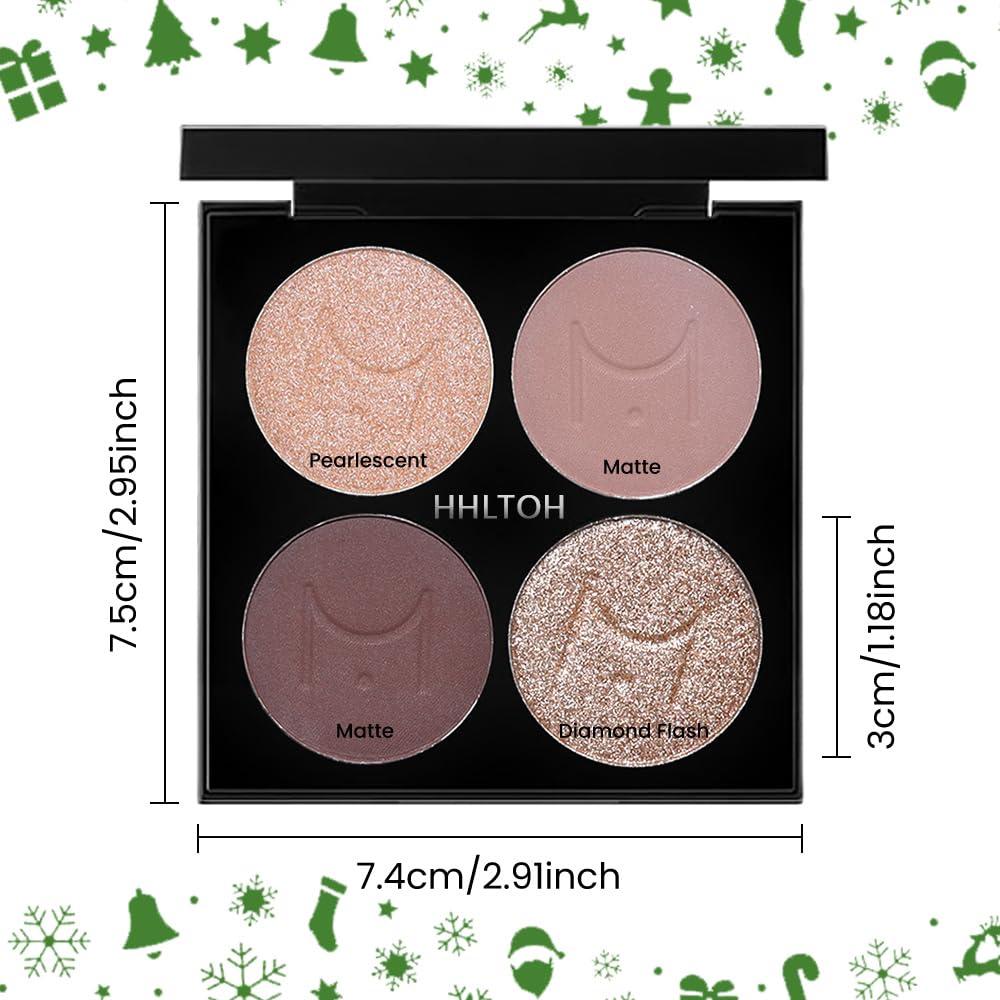 HHLTOH eyeshadow palette with Rose Nude and Pink tones