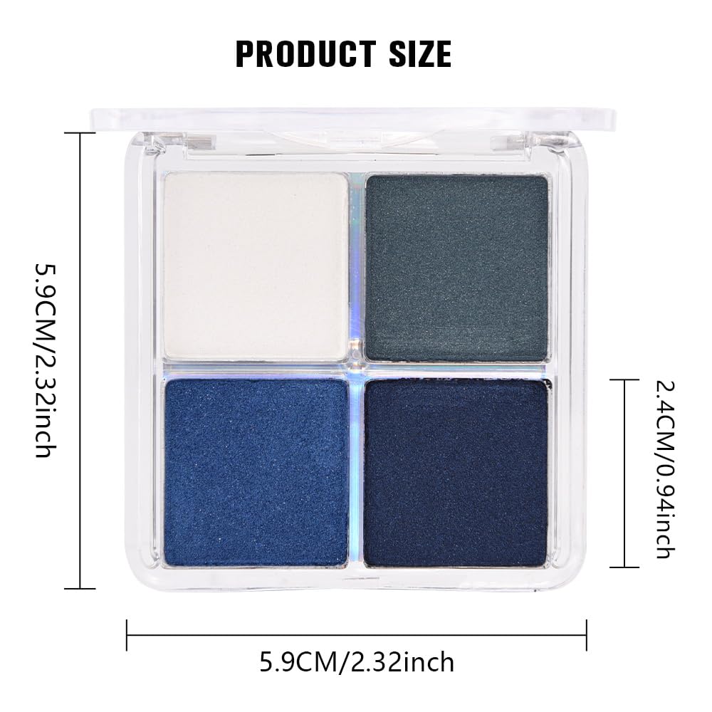 HHLTOH Eyeshadow Quad Palette in a makeup setup