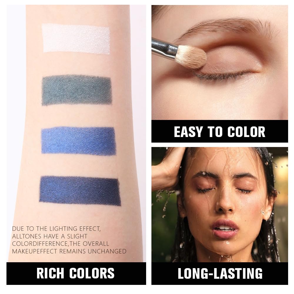 HHLTOH Eyeshadow Quad Palette with applicator