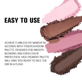 HHLTOH Eyeshadow Quad Palette with shimmer and matte finishes