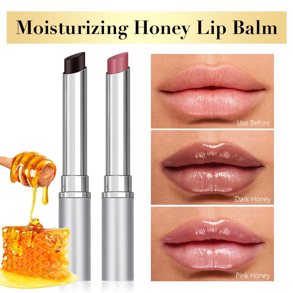 HHLTOH Honey Butter Tinted Lip Balm showcasing the honey formula