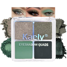 HHLTOH Matcha Green Eyeshadow Palette front view with four shades