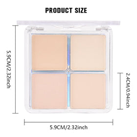 HHLTOH Vanilla Nude Eyeshadow Palette close-up of pale pink shade