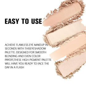 HHLTOH Vanilla Nude Eyeshadow Palette packaging with shades