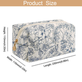 HHQQWZ Makeup Bag with cosmetics and tools inside