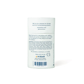 HIBAR Bergamot & Cedar Deodorant with natural background