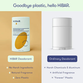 HIBAR Coconut & Vanilla Deodorant applicator close-up