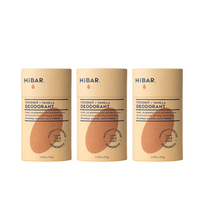 HIBAR Coconut & Vanilla Deodorant front view