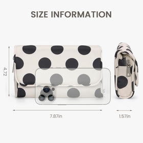 Hibilog makeup bag displayed with travel essentials