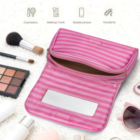 Hibilog makeup bag with playful polka dot design