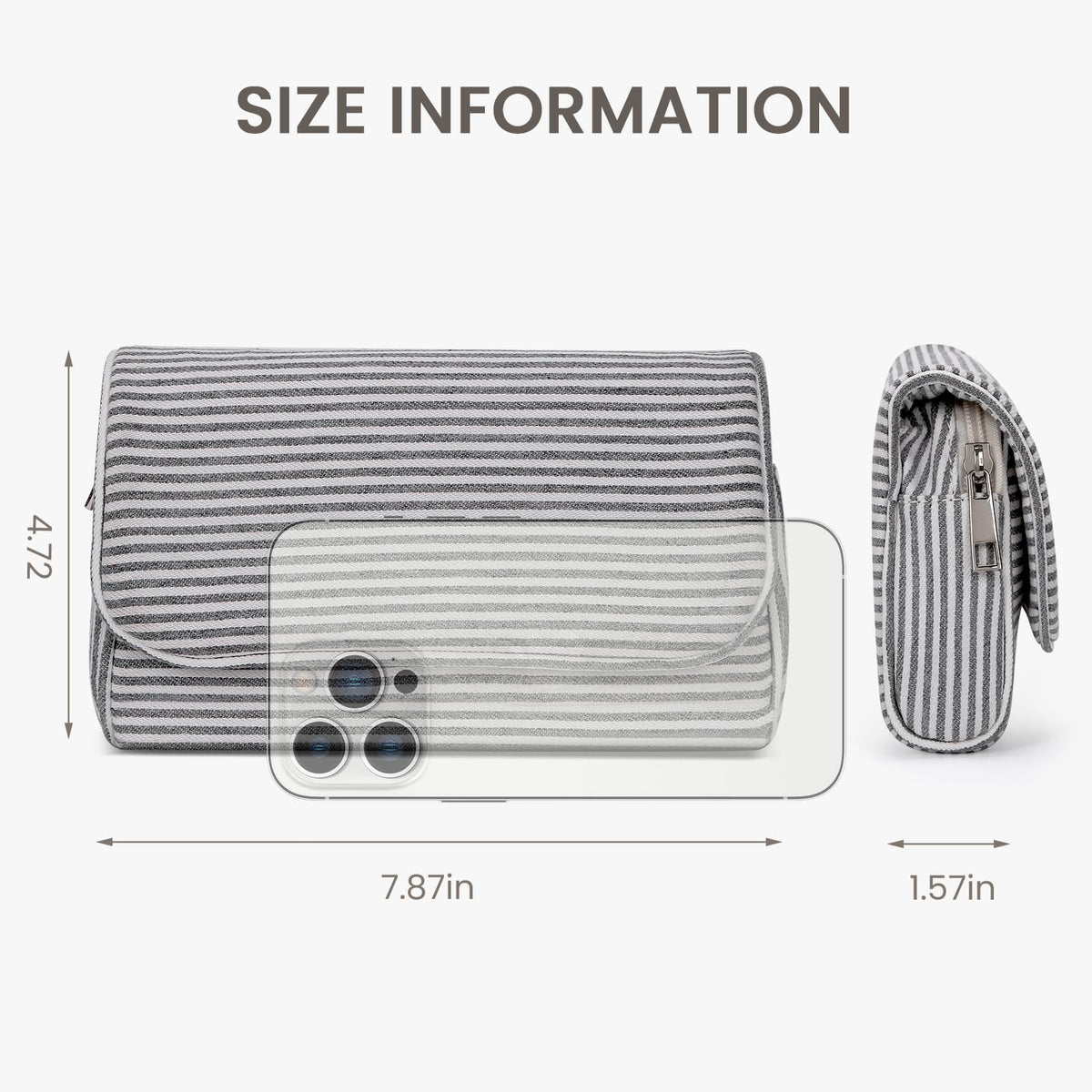 Hibilog Nylon Makeup Bag in a lifestyle setting