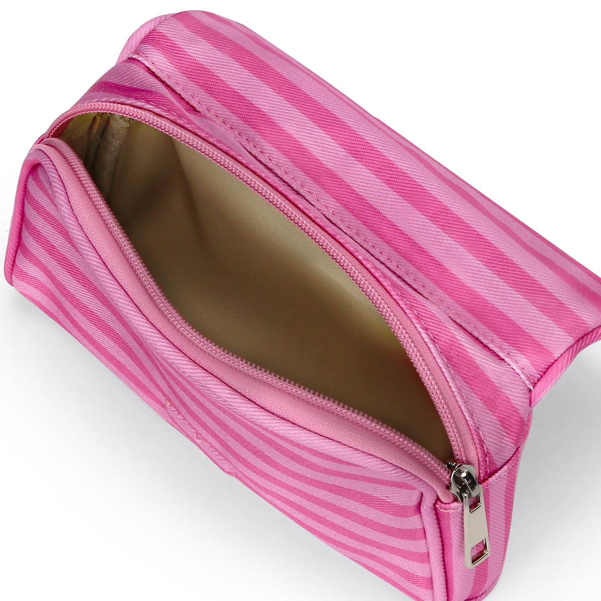 Hibilog Nylon Makeup Bag side view highlighting compact size