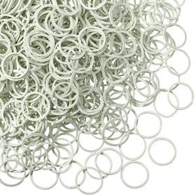 Hicarer Mini Rubber Hair Bands 1000 pcs grey and white bands in packaging