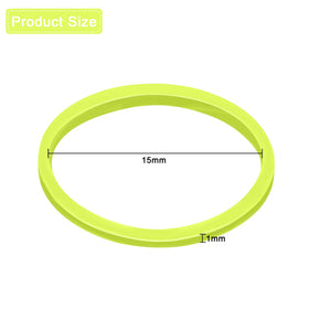 Hicarer Mini Rubber Hair Bands in quality plastic bag