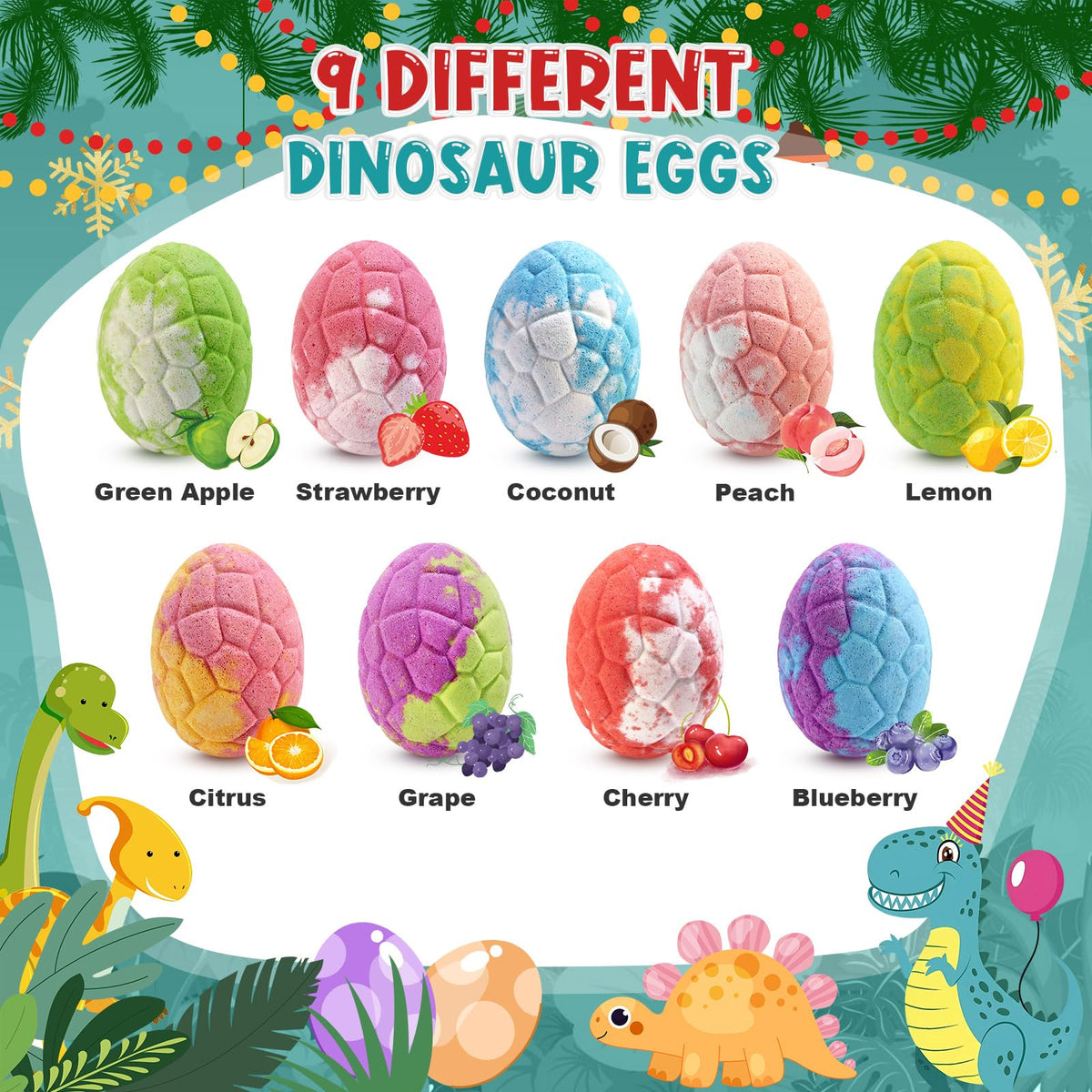 Hidden dinosaur toy from Qivatex bath bomb, safe materials