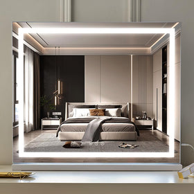 HIEEY Lighted Makeup Mirror on a vanity table