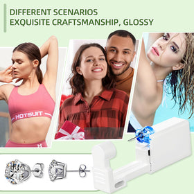High-quality 316L stainless steel ear studs from Novopiercing
