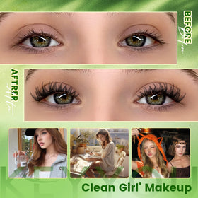 High-quality mink-like fibre lash clusters