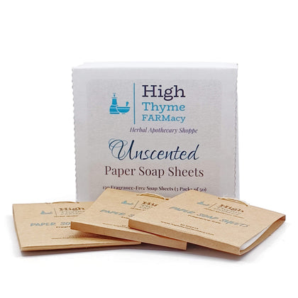 High Thyme FARMacy Travel Soap Sheets 150 Count front view