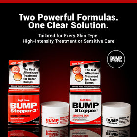 High Time Bump Stopper 2 cream on bathroom counter