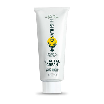Highland Glacial Cream front view 110g packaging