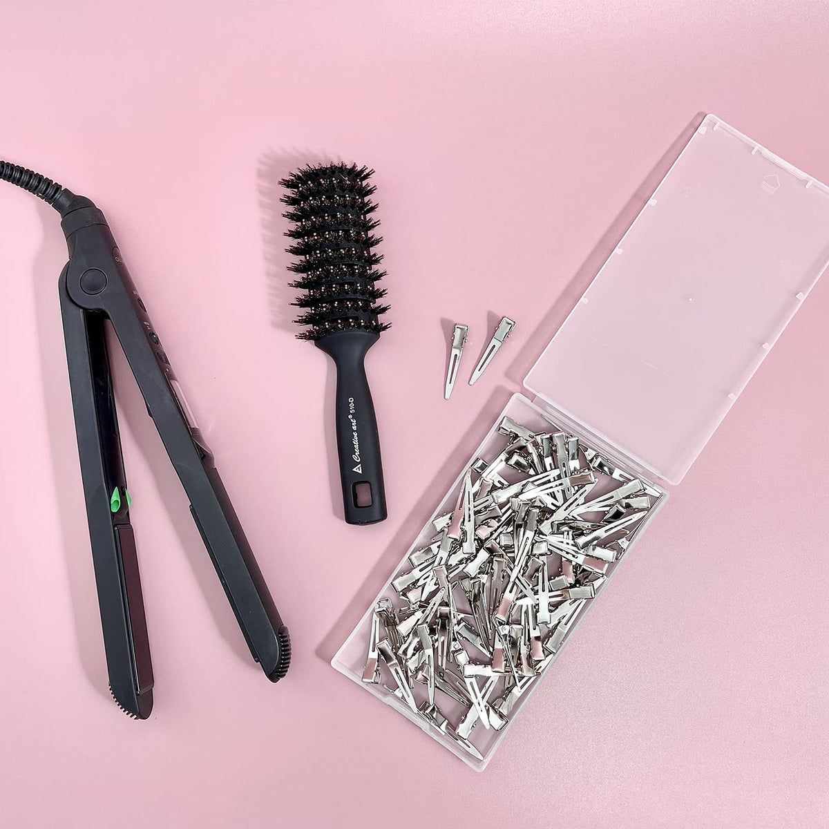 HiJeaton Metal Silver Loc Clips showing various sizes