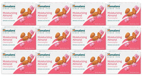 Himalaya Moisturizing Almond Cleansing Bar Soap front view, 12 pack