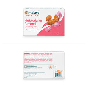 Himalaya Moisturizing Almond Cleansing Bar Soap packaging details