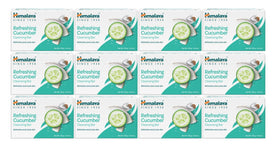 Himalaya Refreshing Cucumber Cleansing Bar Soap front view, 4.41 oz